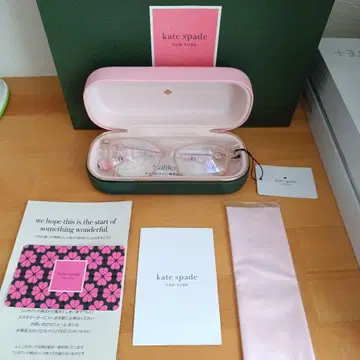 케이트 스페이드 EVERETTA 핑크 캣아이 안경