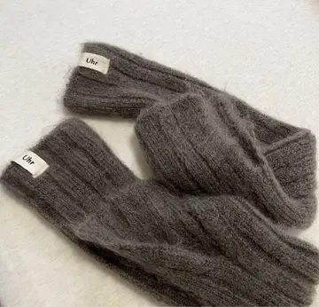 Uhr/우아 암워머 Rib Leg Warmers 모헤어