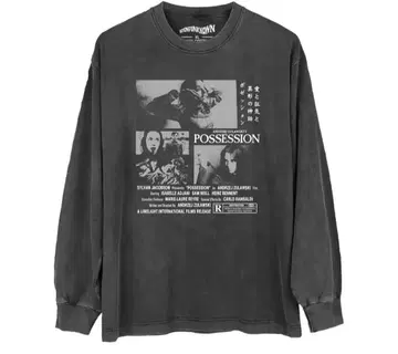 영화 포제션 Black Gray 긴팔 티셔츠 M
