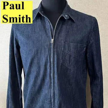 Paul Smith 폴스미스 데님 셔츠 프론트 더블 지퍼
