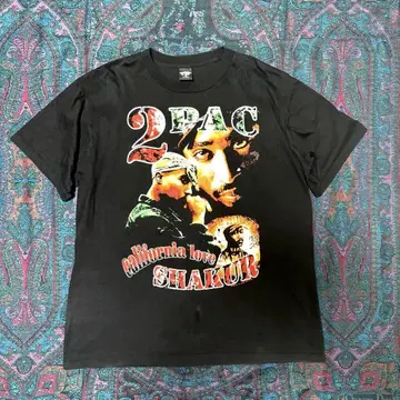 레어! usa 제 2PAC California Love 셔츠
