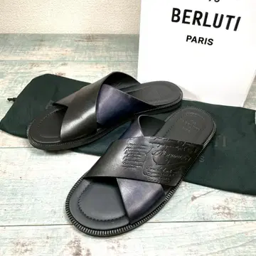 착용 1회 명작 Berluti 시프노스 5 1/2 파티누 칼리그래피