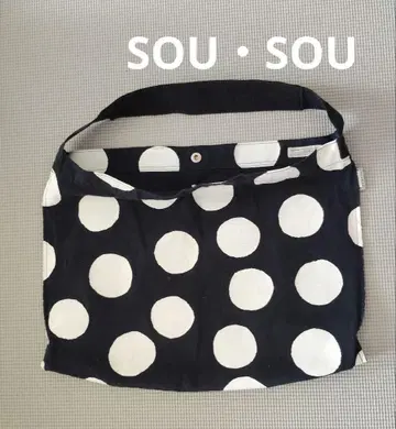 SOU SOU 도트 무늬 원 숄더 백