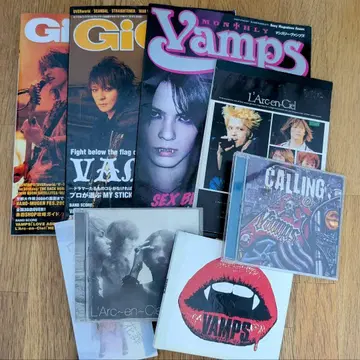 잡지 L'Arc-en-Ciel VAMPS 밴드 스코어 CD HYDE