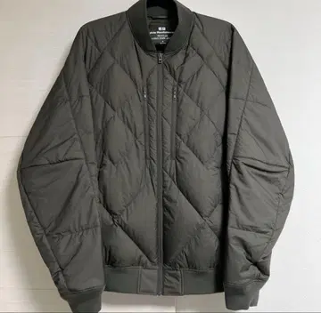 리사이클 하이브리드 다운 자켓 XL 사이즈 UNIQLO 카키