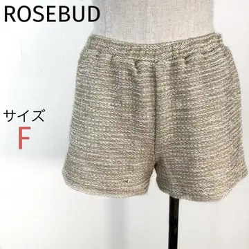 ROSE BUD 라메 트위드 숏팬츠 새상품급 허리밴딩