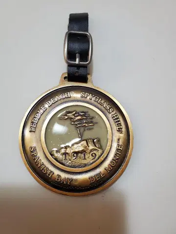 Pebble Beach 1919 골프 리조트 메달 홀더
