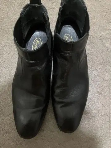 HAWKINS 사이드 고어 부츠 HB50043 블랙 가죽 26.0