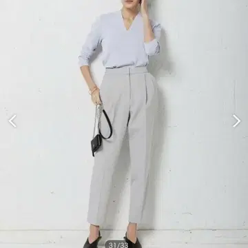 ICB 셋업 가능 워셔블 LooseWeave 테이퍼드 팬츠