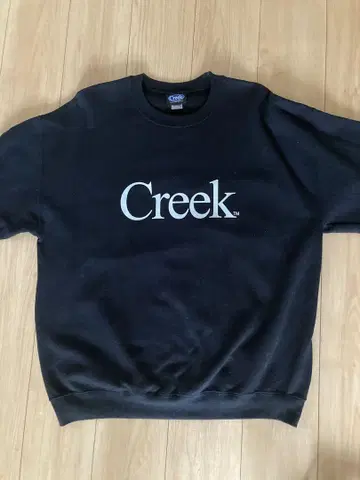 Creek 크릭 맨투맨 블랙 XL EPOCH