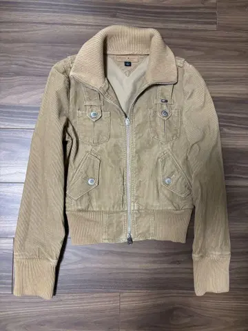 새상품급 Tommy Jeans 베이지 코듀로이 자켓 S