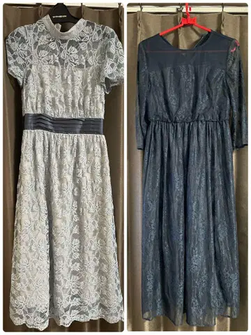 결혼식 경사 드레스 2점