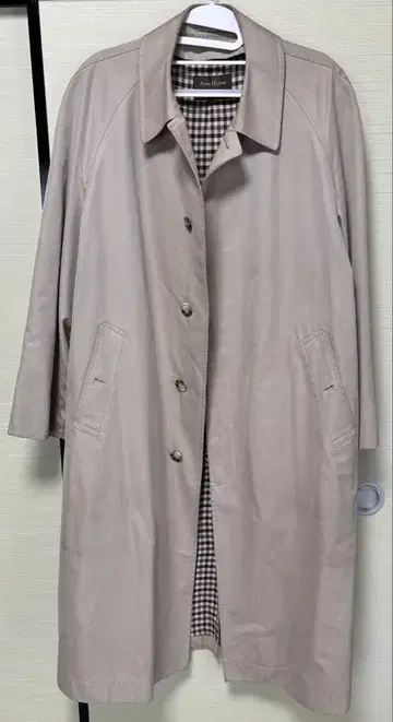 1980년대 쇼와 빈티지 롱 스텐카라 코트 라이너 포함 새상품급