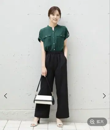 [ 새상품 ] Andemiu 린넨 라이크 이지 팬츠