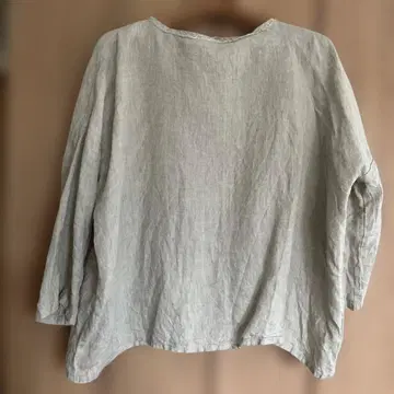fog linen work 린넨 7부 소매 셔츠