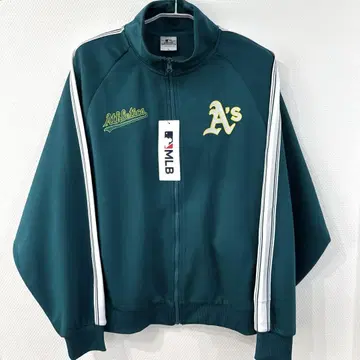 새상품 MLB 애슬레틱스 트랙 자켓 저지 여성용 3L