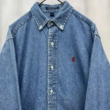 랄프 로렌 여성용 데님 셔츠