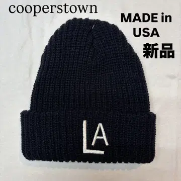 COOPERSTOWN BALL CAP 와이드 리브 니트 캡 새상품