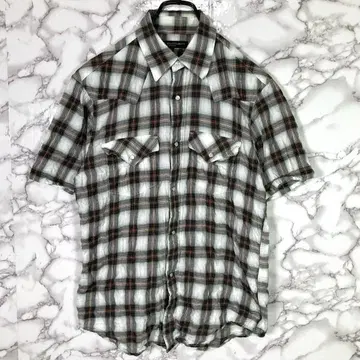 BEAUTY&YOUTH UNITED ARROWS (S) 체크 반팔 셔츠