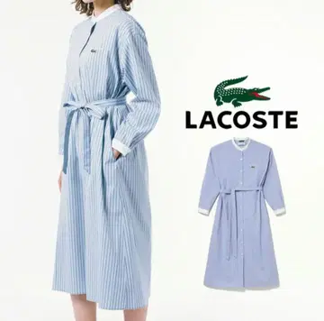 라코스테 LACOSTE 스트라이프 원피스 34 새상품급