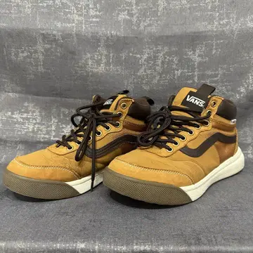 VANS 하이컷 스니커즈 브라운