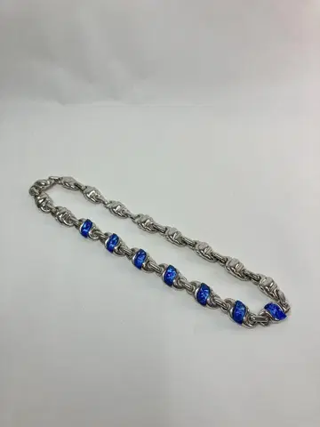 스와로브스키 목걸이 파랑 크리스탈 실버 액세서리 주얼리