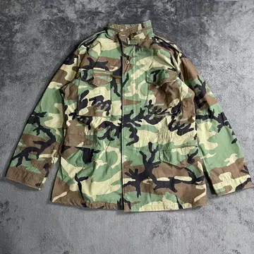 90s 미군 U.S.ARMY M-65 필드 자켓 4th 카모플라주