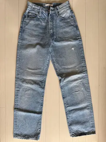MOUSSY 라이트 블루 스트레이트 데님
