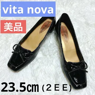 vita nova 비타노바 펌프스 에나멜 리본 23.5 EE