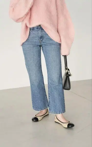 Levi's/SLOBE IENA 별주 미디 앵클부츠컷 데님