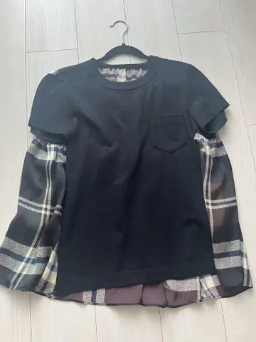 sacai 체크 셔츠