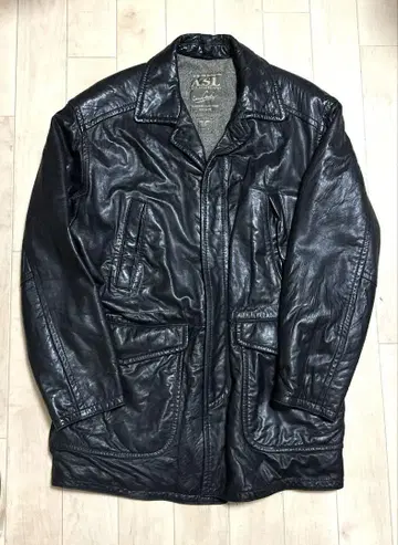 가격 인하 ALL STATELAND 가죽 자켓 천연 가죽 양가죽 블랙