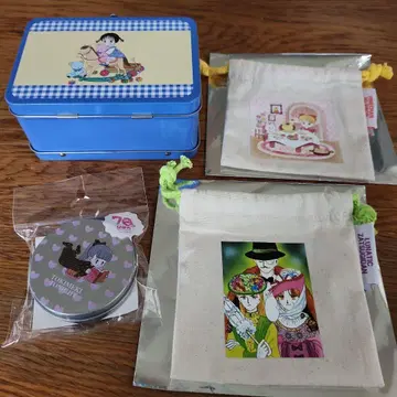 3COINS 리본 70th 소품함, 복조리 2종류, 스티커 캔