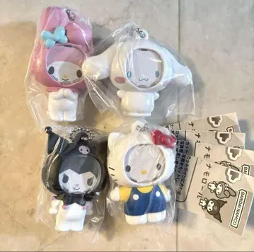 산리오 사진 프레임 마스코트 4종 세트 컴플리트