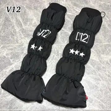 V12 엘르 레그 워머 블랙