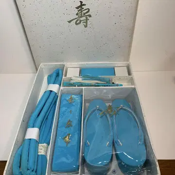 일본 의류 신부 라이트 블루 함세트