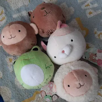 동물 봉제 인형 세트 약 10cm