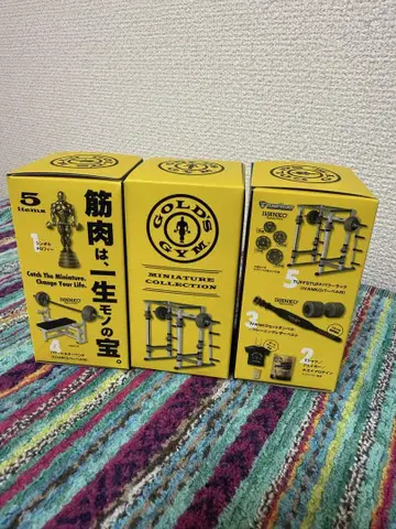 GOLD'S GYM 미니어처 컬렉션 3박스