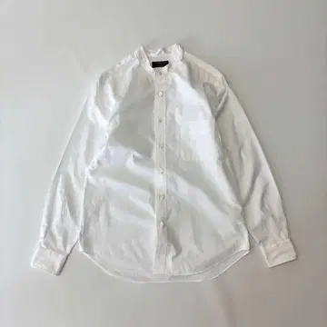 21aw 2021 투모로우랜드 필그림 밴드 카라 셔츠 화이트