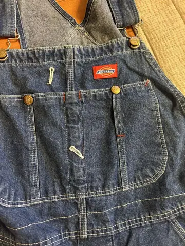 Dickies 데님 오버롤