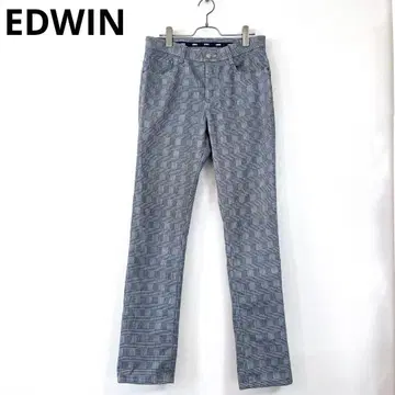 [ EDWIN ] 에드윈 29 캐주얼 팬츠 바지 글렌체크