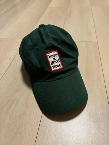 have a good time 캡 로고 자수