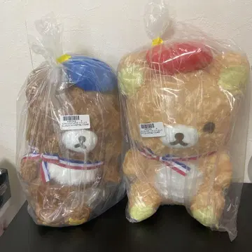 리락쿠마 봉제 인형 2체 세트