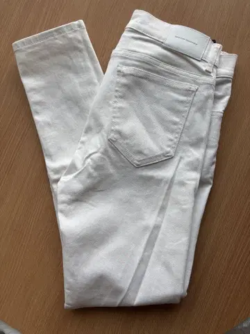 ZARA 화이트 스키니 데님