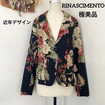 컨디션 최상 RINASCIMENTO 꽃무늬 자켓 최근 디자인 XL