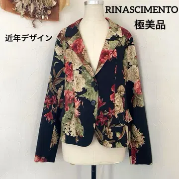 컨디션 최상 RINASCIMENTO 꽃무늬 자켓 최근 디자인 XL