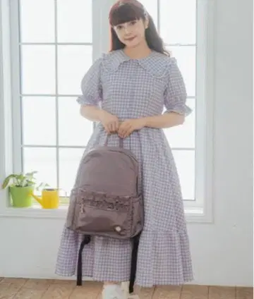 m petit 아오키 미사코 시마무라 원피스 S 깅엄 체크