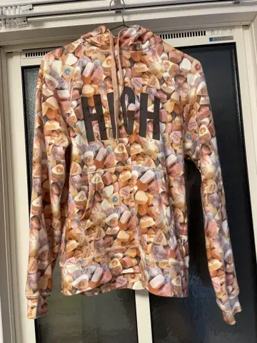 HYSTERIC GLAMOUR 올 패턴 후드티 프리 사이즈