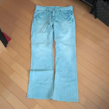 Lee 부츠컷 데님 34 사이즈 연한 파랑