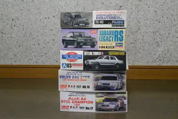 1/24 4도어 자동차 모델 키트 5개 미조립